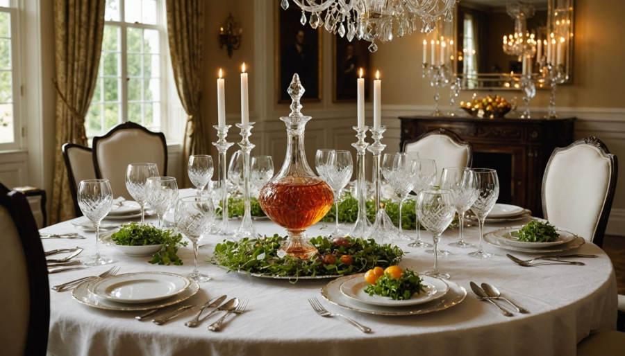 Cristal et gastronomie : quand la table devient un art